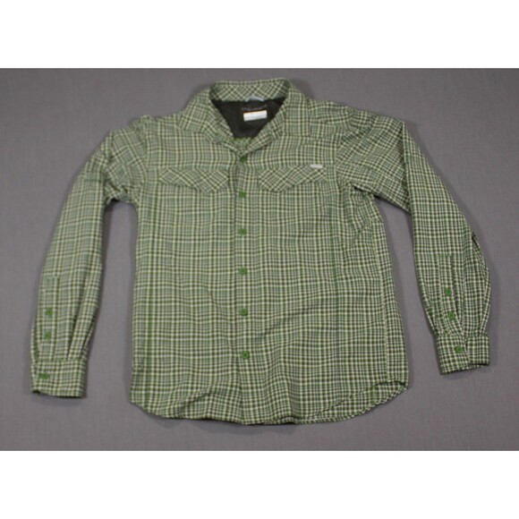 Columbia Other - Columbia Shirt Mens Green Plaid Omni-Shade Sun Protection Vented Hiking Sz S
